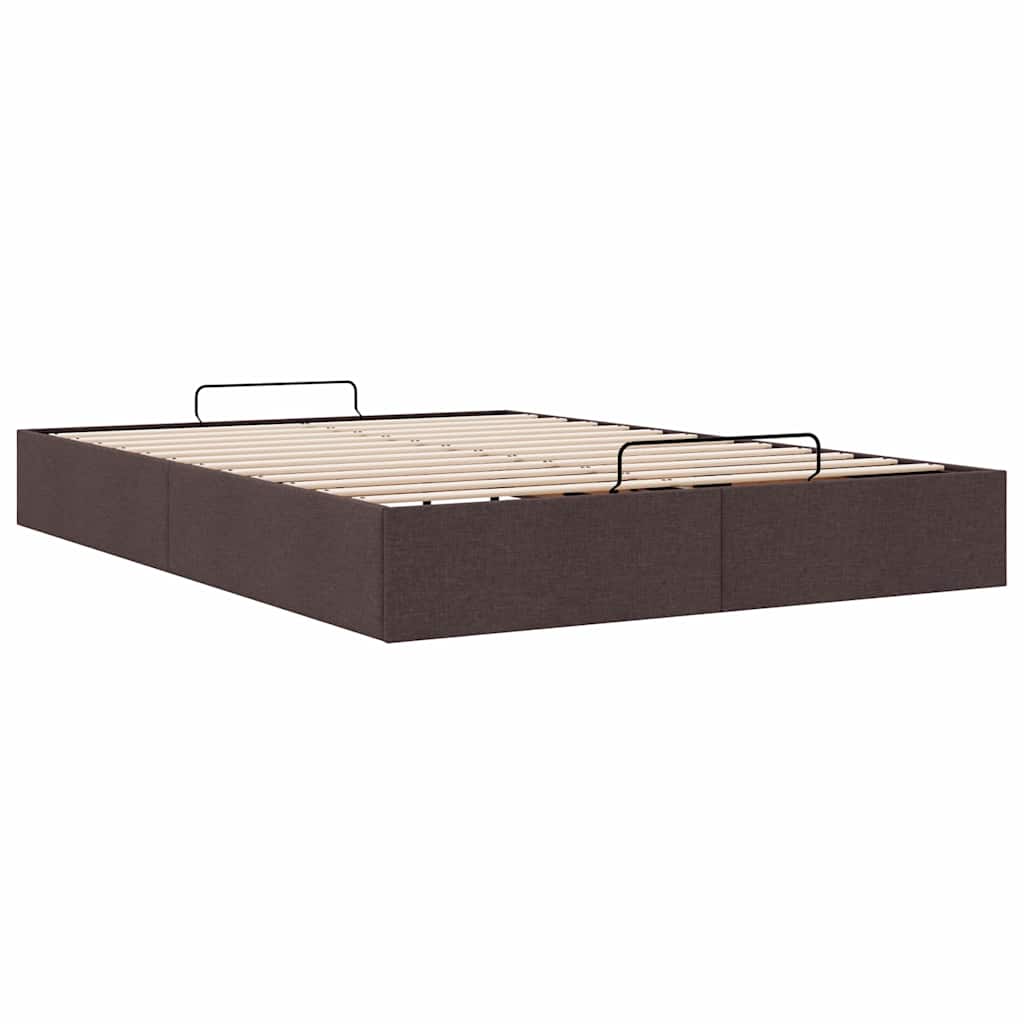 Struttura Letto Pouf Senza Materasso 140x200 Cm In Tessuto - Image 6