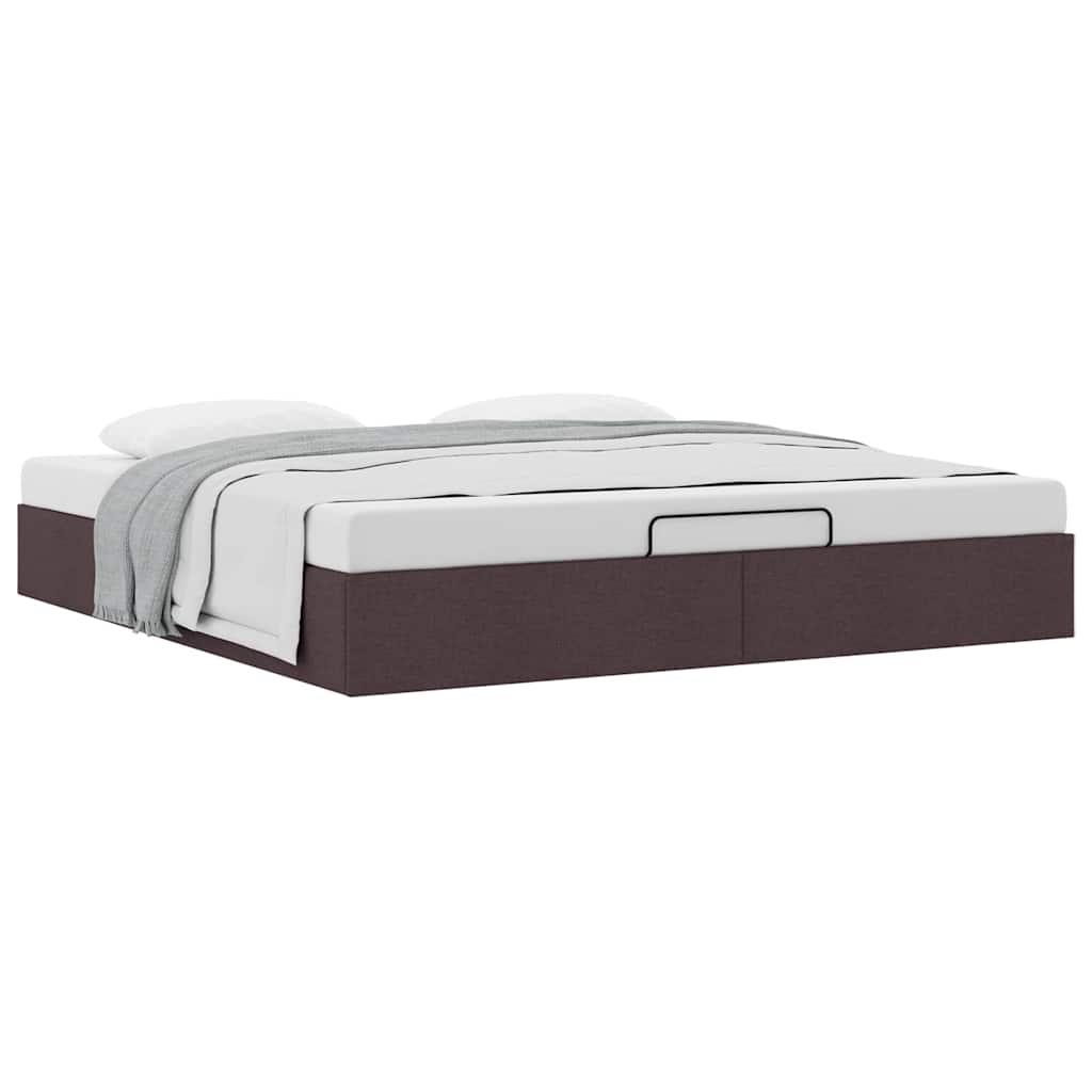 Struttura Letto Pouf Senza Materasso 160x200 Cm In Tessuto - Image 5