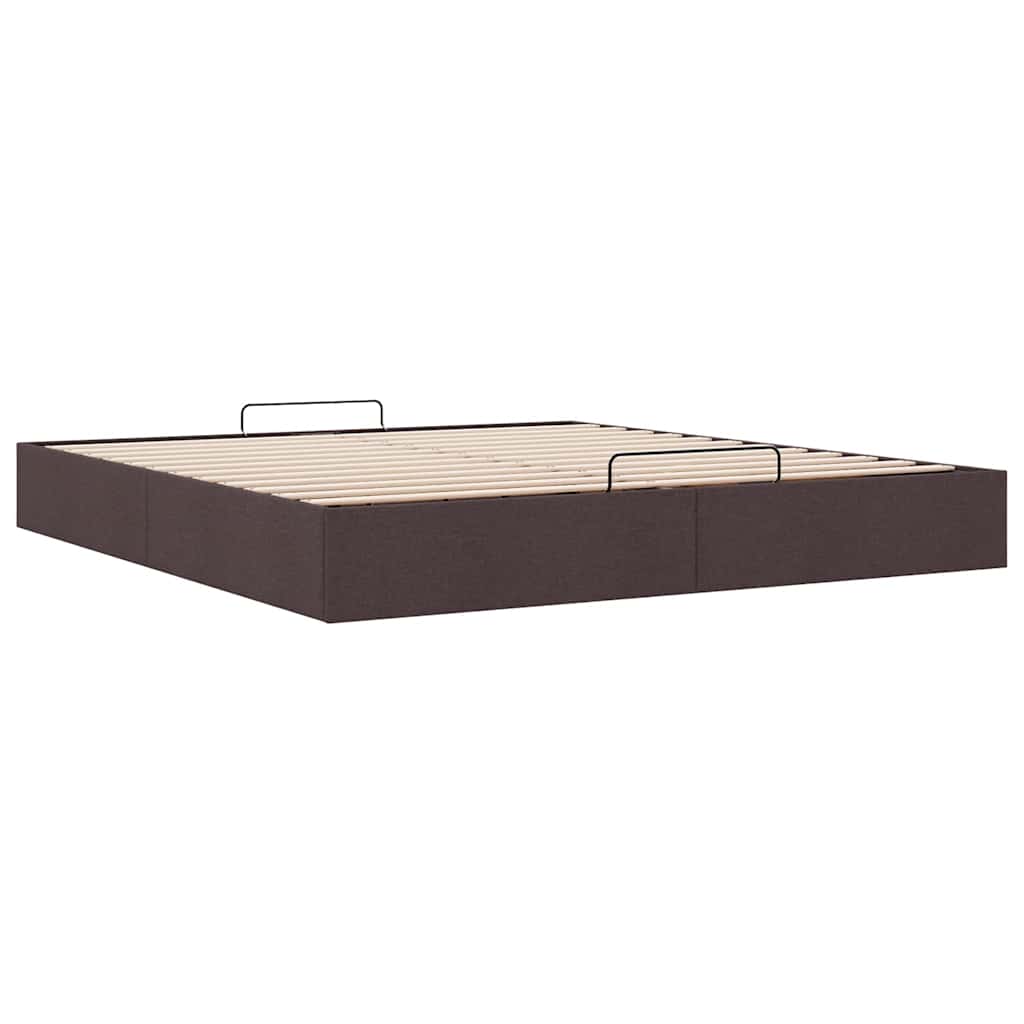 Struttura Letto Pouf Senza Materasso 160x200 Cm In Tessuto - Image 6