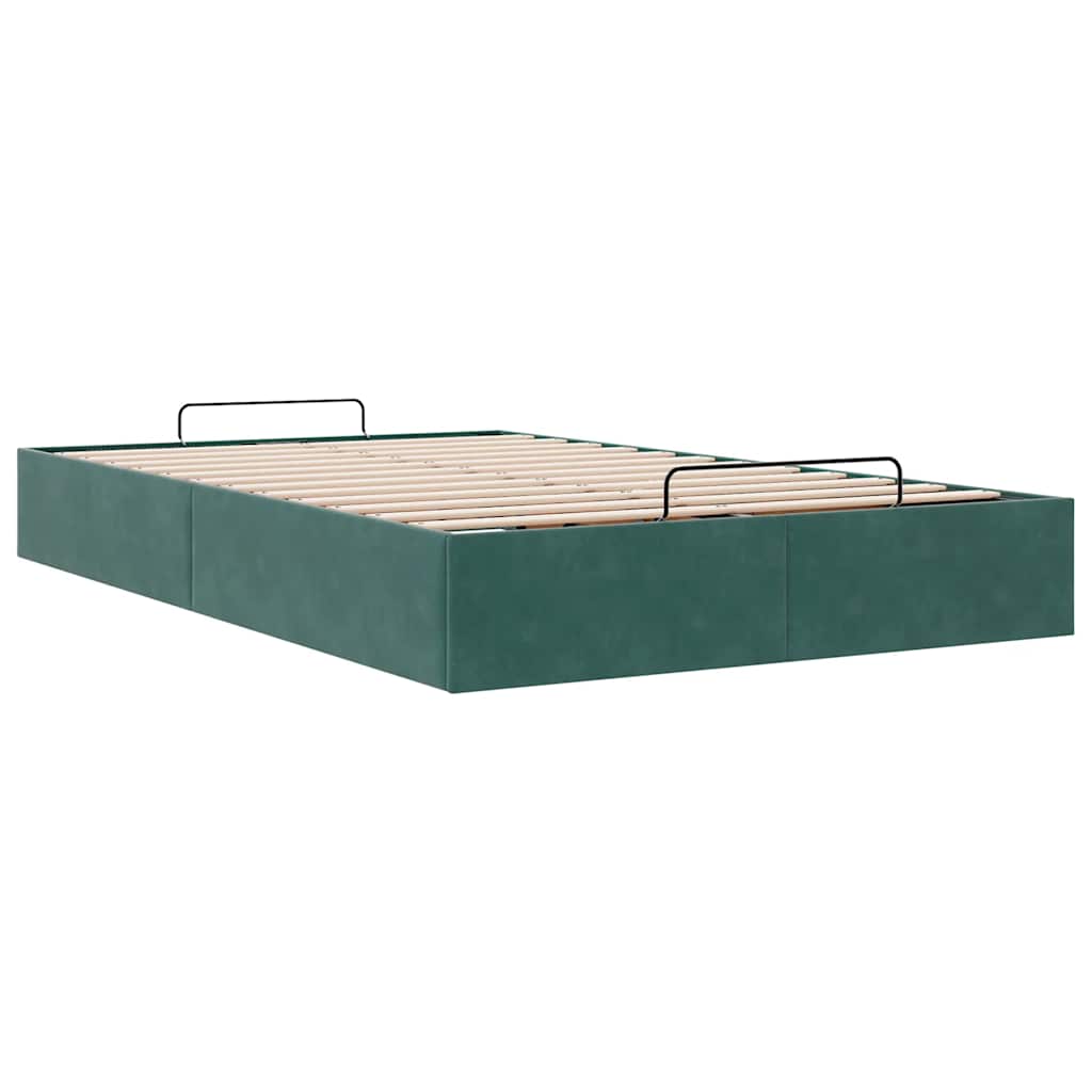 Struttura Letto Pouf Senza Materasso 120x200 Cm Velluto - Image 6