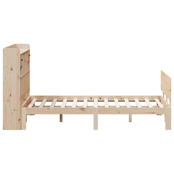 Letto Libreria Senza Materasso 160x200 Cm In Legno Di Pino - Image 5