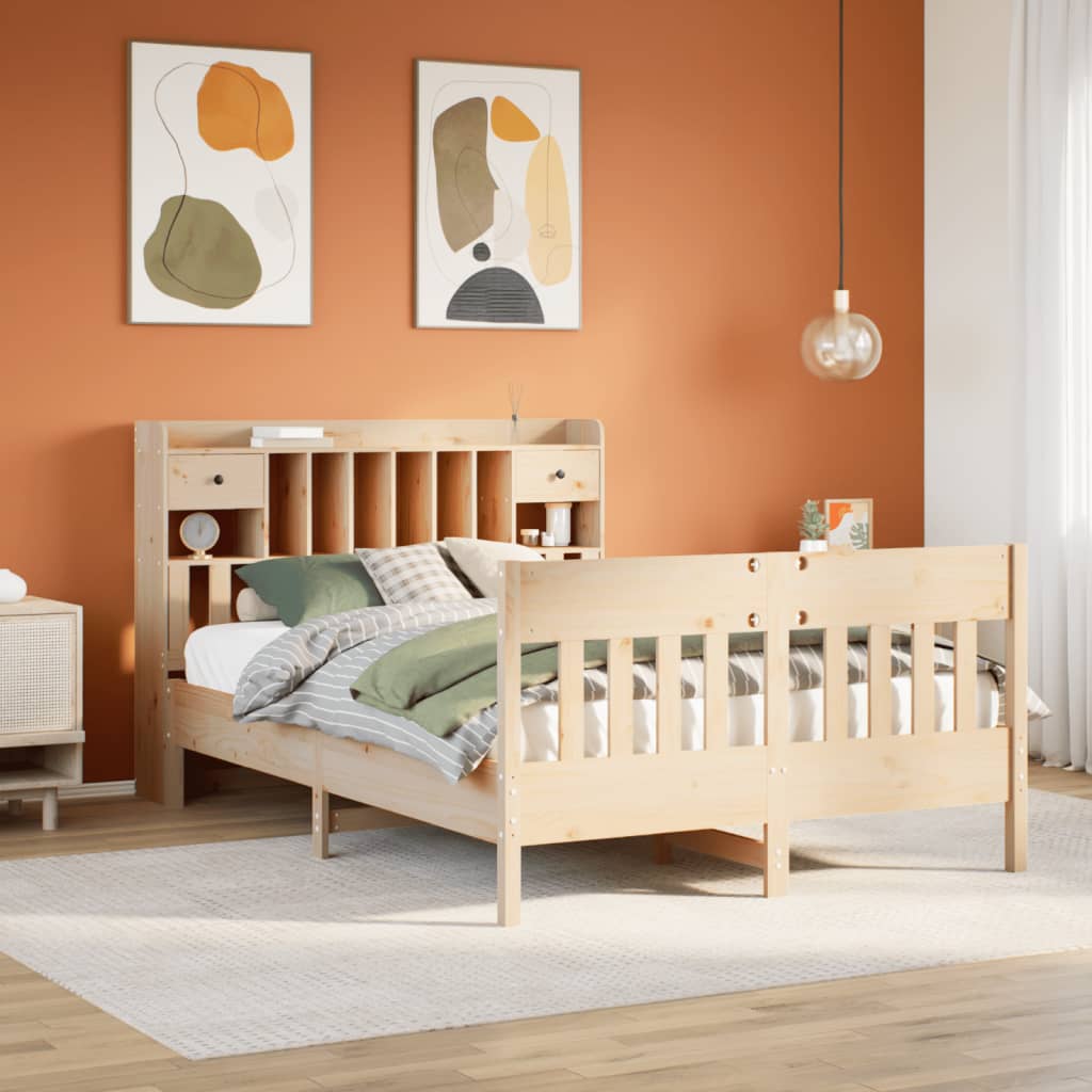 Giroletto Senza Materasso 160x200 Cm In Legno Massello Di Pino