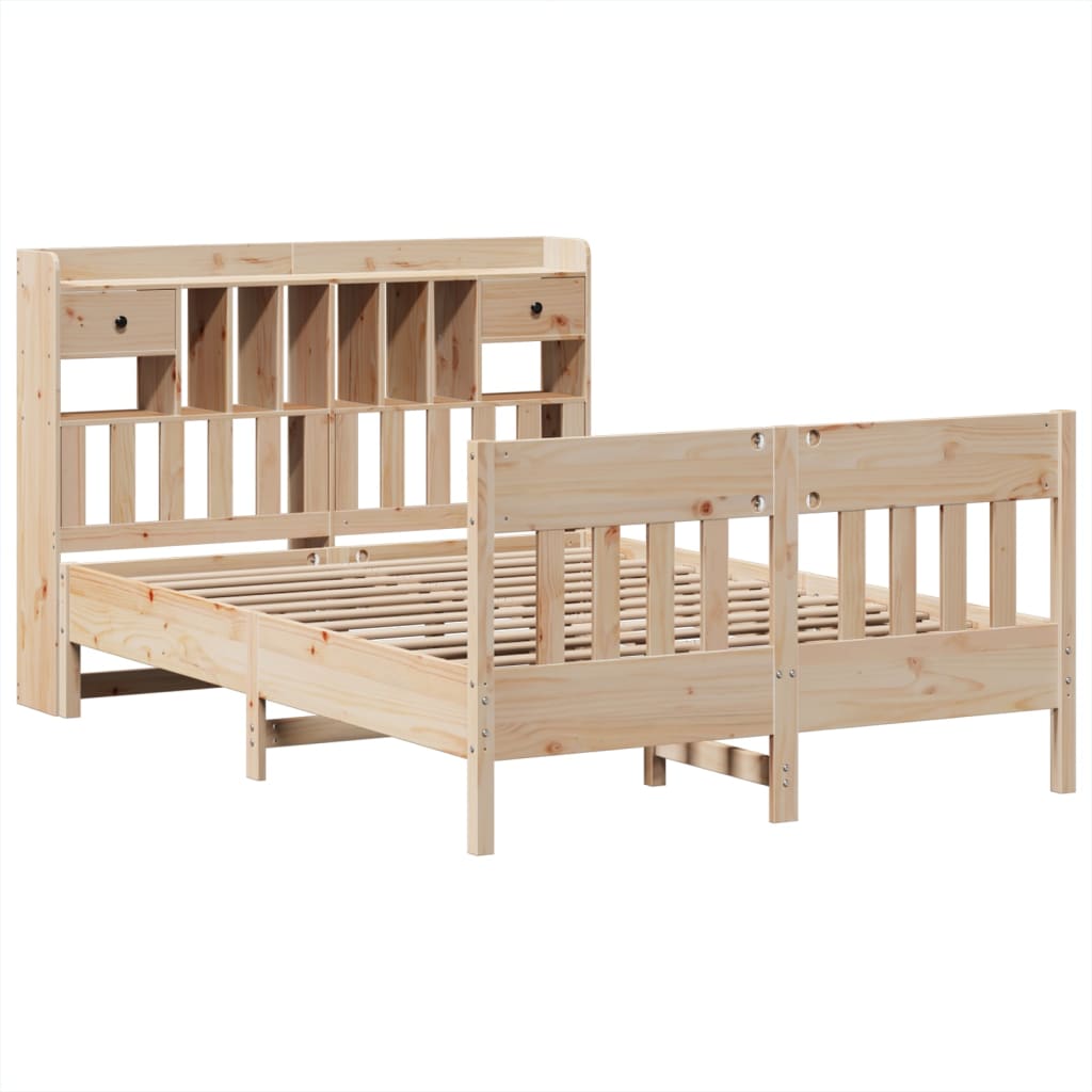 Giroletto Senza Materasso 160x200 Cm In Legno Massello Di Pino - Image 3