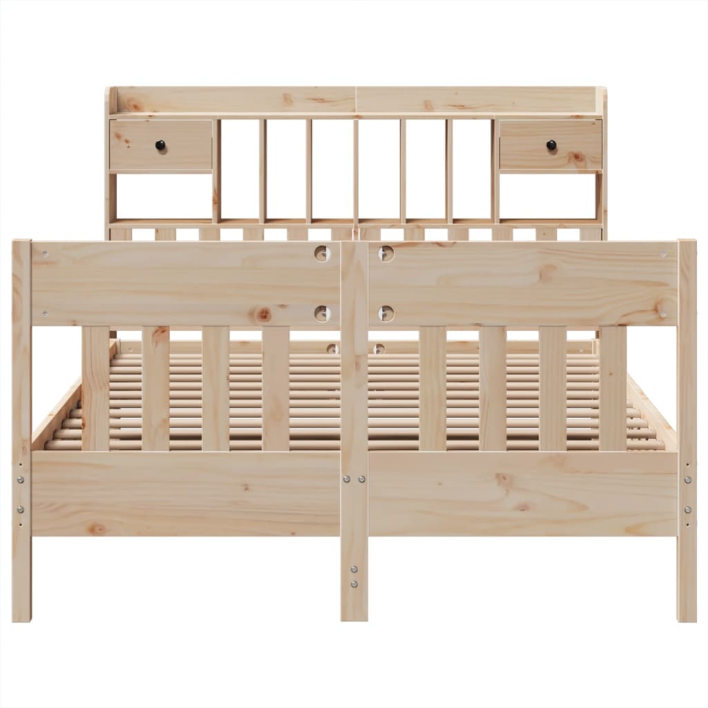 Giroletto Senza Materasso 160x200 Cm In Legno Massello Di Pino - Image 4