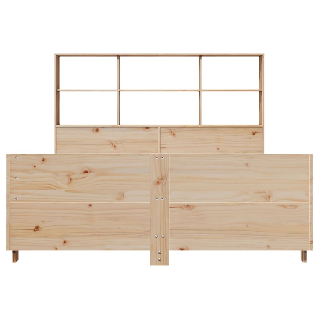 Giroletto Senza Materasso 140x200 Cm In Legno Massello Di Pino - Image 4