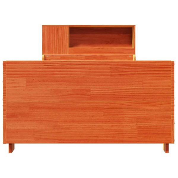 Giroletto Senza Materasso Marrone Cera 100x200 Cm Legno Di Pino - Image 4