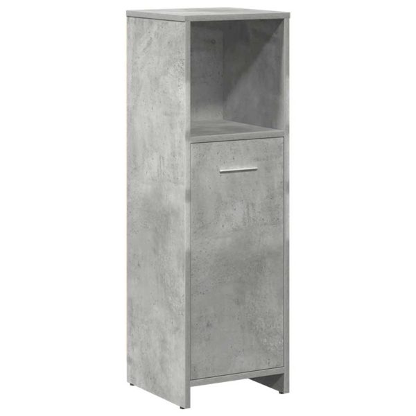 Set Mobili Da Bagno 3 Pz Grigio Cemento In Legno Multistrato - Image 4