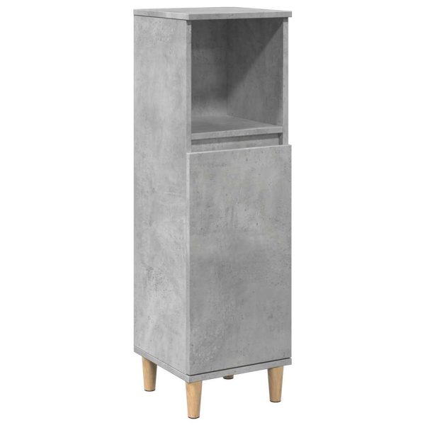 Set Mobili Da Bagno 3 Pz Grigio Cemento In Legno Multistrato - Image 6