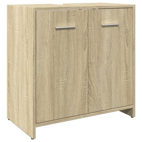 Set Mobili Da Bagno 3 Pz Rovere Sonoma In Legno Multistrato - Image 6