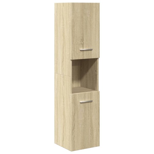 Set Mobili Da Bagno 4 Pz Rovere Sonoma In Legno Multistrato - Image 6