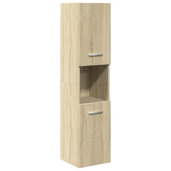 Set Mobili Da Bagno 3 Pz Rovere Sonoma In Legno Multistrato - Image 6