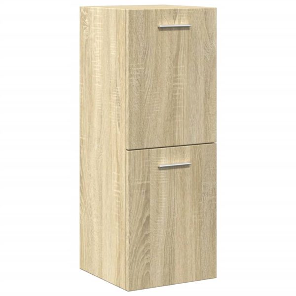 Set Mobili Da Bagno 3 Pz Rovere Sonoma In Legno Multistrato - Image 6
