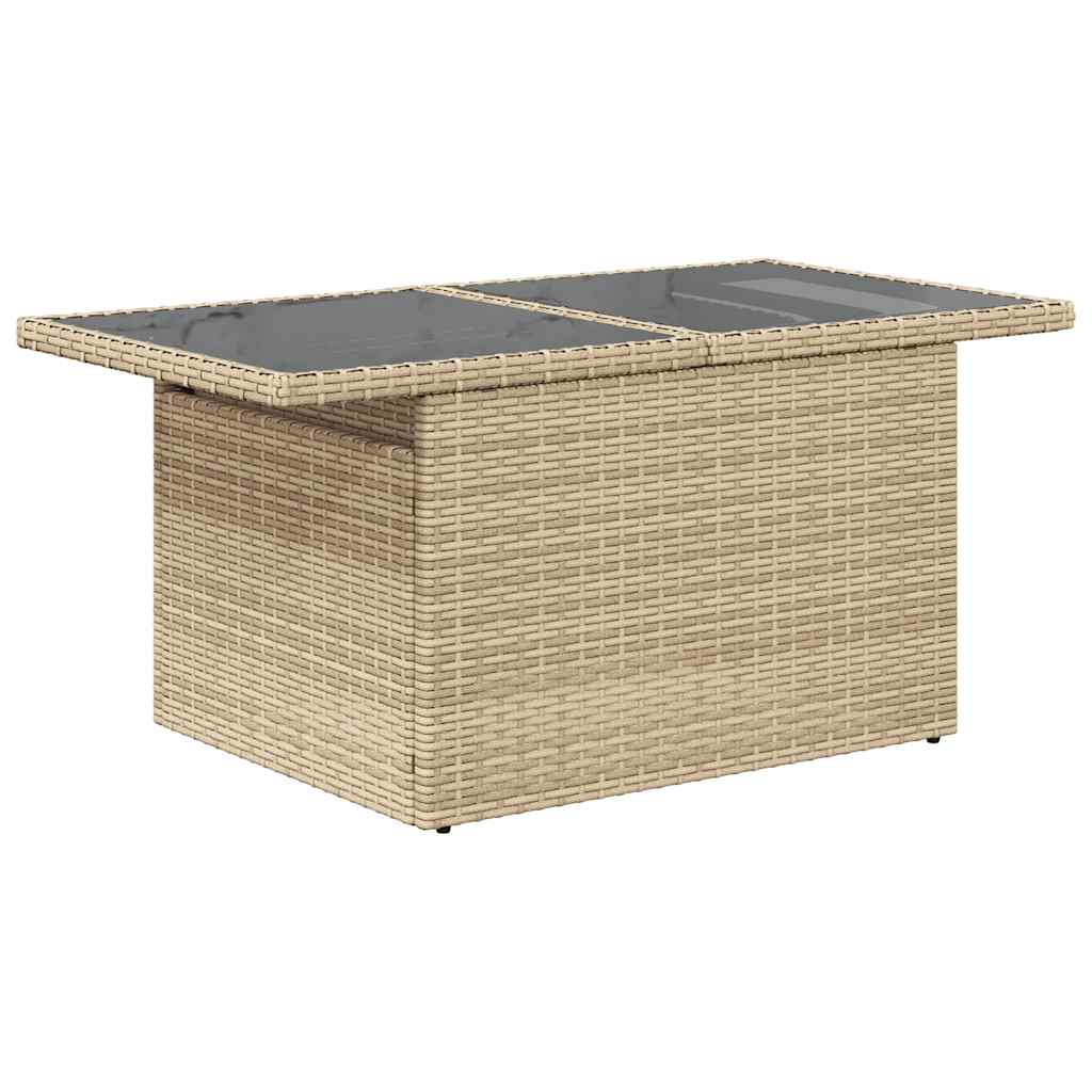 Set Divano Da Giardino 8 Pz Con Cuscini Beige In Polyrattan - Image 6