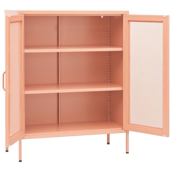 Armadietto Rosa 80x35x101,5 Cm In Acciaio - Image 4