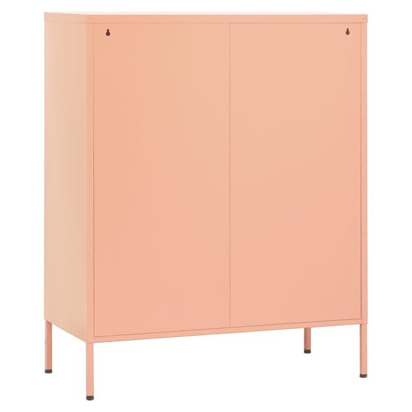 Armadietto Rosa 80x35x101,5 Cm In Acciaio - Image 6