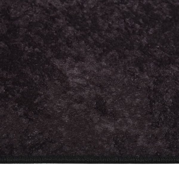 Tappeto Lavabile 190x300 Cm Antracite Antiscivolo - Image 3