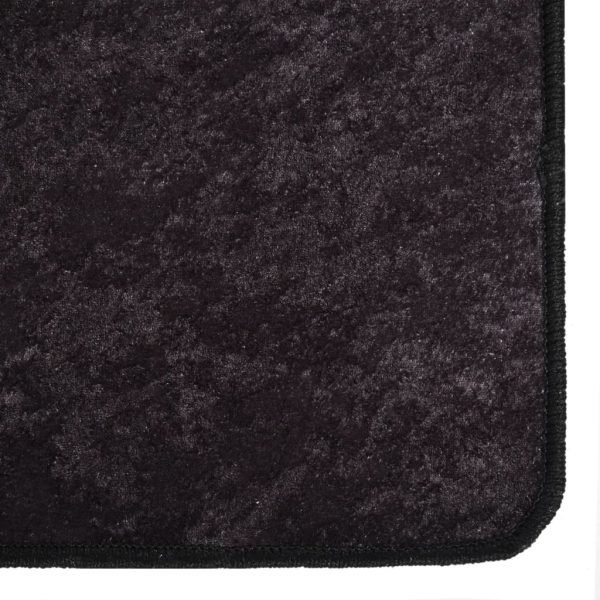 Tappeto Lavabile 190x300 Cm Antracite Antiscivolo - Image 5