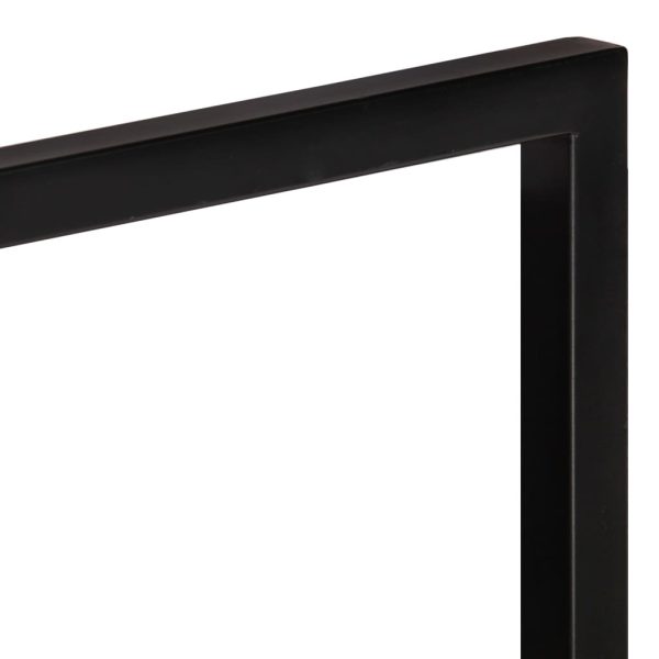 Mensole Parete 2pz 100x24x35 Cm Legno Massello Acacia E Acciaio - Image 6