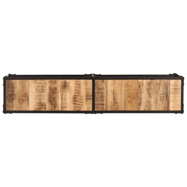 Mobile Porta Tv 150x30x41 Cm In Legno Massello Di Mango - Image 3