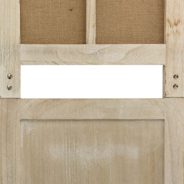 Divisorio A 6 Pannelli Marrone 214x165 Cm In Tessuto - Image 6