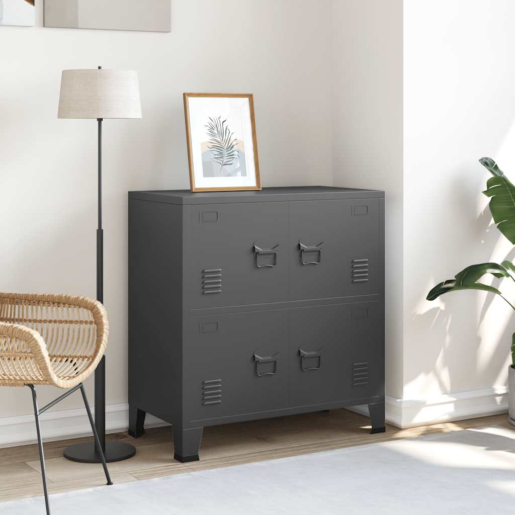 Classificatore Industriale Antracite 75x40x80 Cm In Acciaio