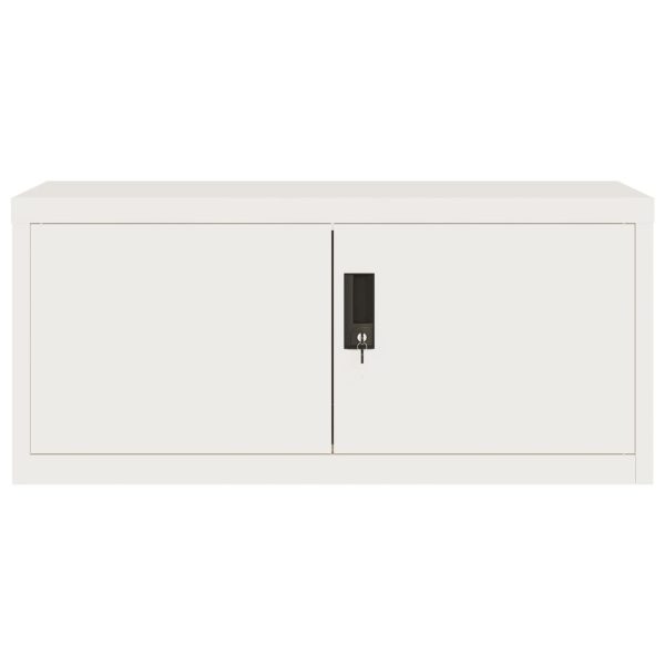 Armadio Classificatore Bianco 90x40x40 Cm In Acciaio - Image 3