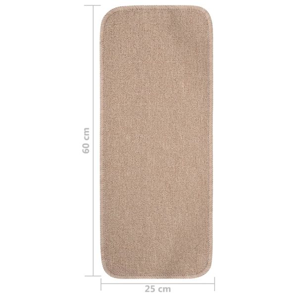 Tappetini Scale 15 Pz 60x25 Cm Beige Antiscivolo Rettangolari - Image 6