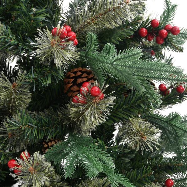 Albero Di Natale Con Pigne Verde 150 Cm In Pvc E pe - Image 3