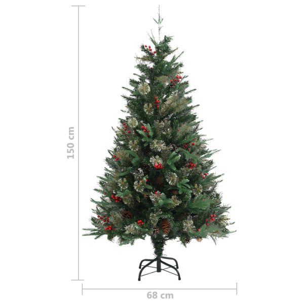 Albero Di Natale Con Pigne Verde 150 Cm In Pvc E pe - Image 6