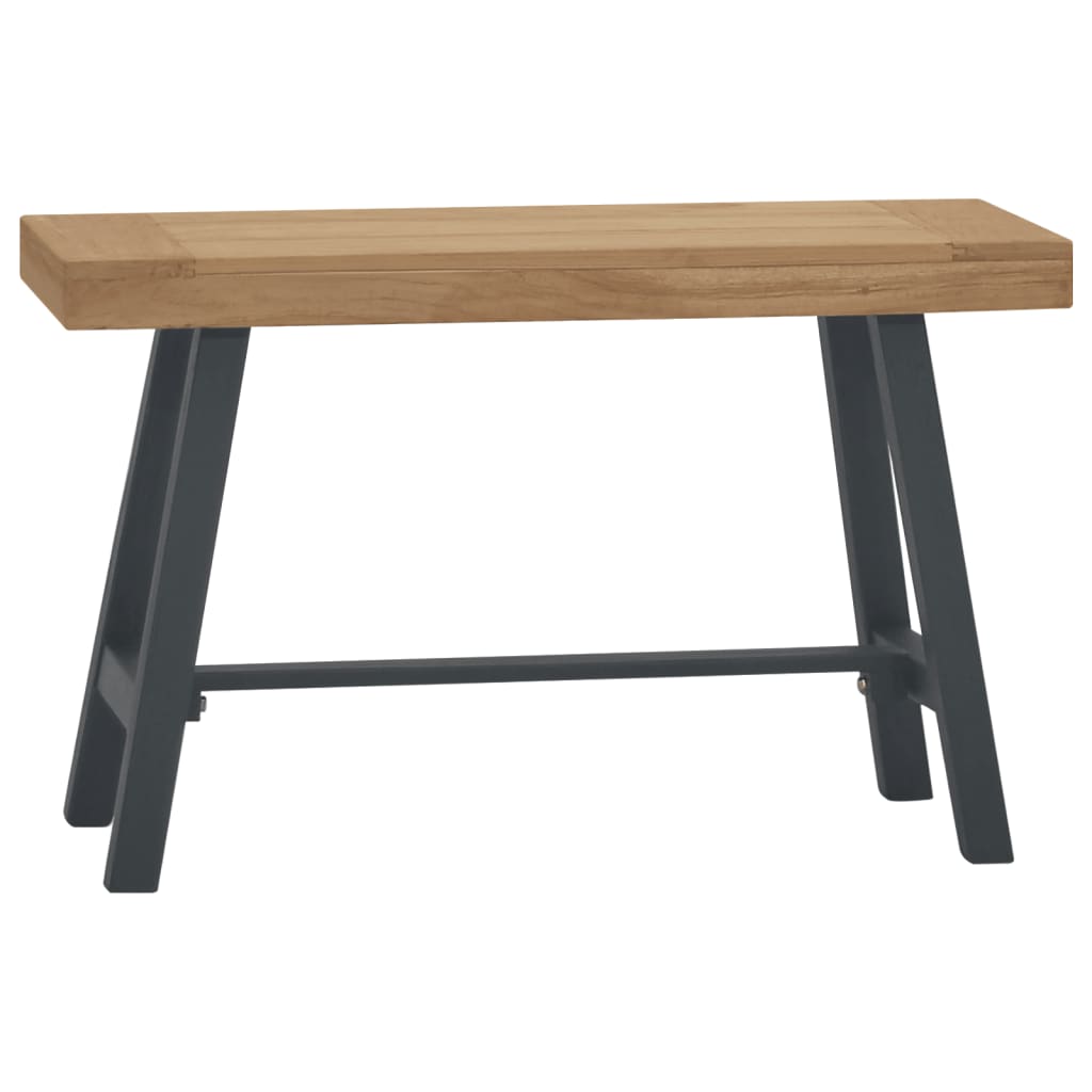 Panchina 80 Cm In Legno Massello Di Teak