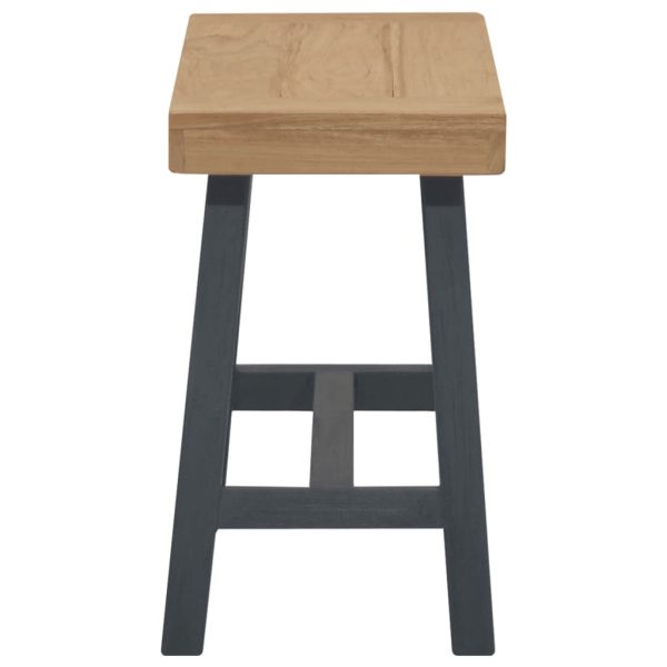 Panchina 80 Cm In Legno Massello Di Teak - Image 3