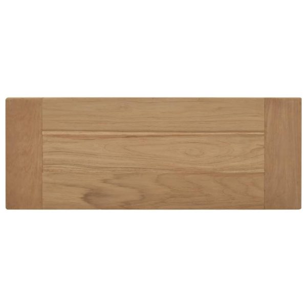 Panchina 80 Cm In Legno Massello Di Teak - Image 4