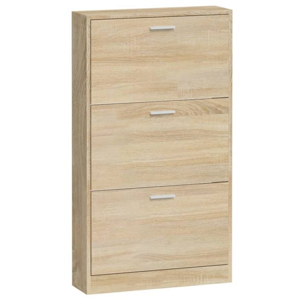 Scarpiera Rovere 59x17x108 Cm In Legno Multistrato - Image 5