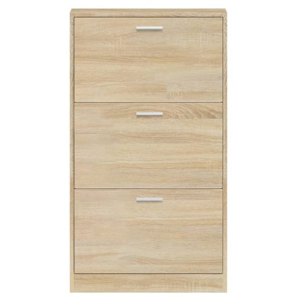 Scarpiera Rovere 59x17x108 Cm In Legno Multistrato - Image 6