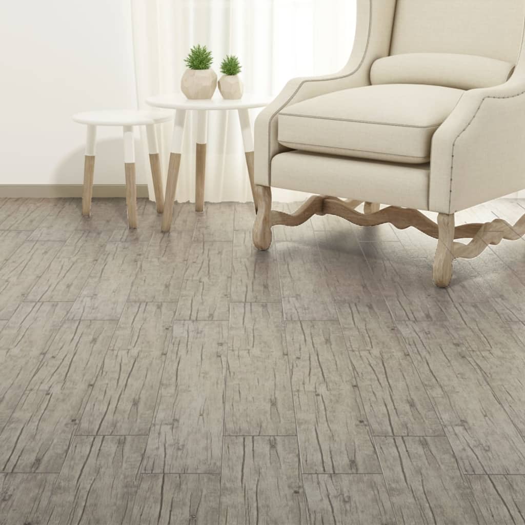 Listoni Pavimentazione Autoadesivi Pvc 2,51m² 2mm Rovere Chiaro