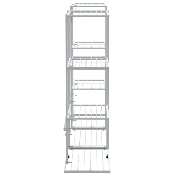 Portafiori 94,5x25x89 Cm Ferro Bianco - Image 4