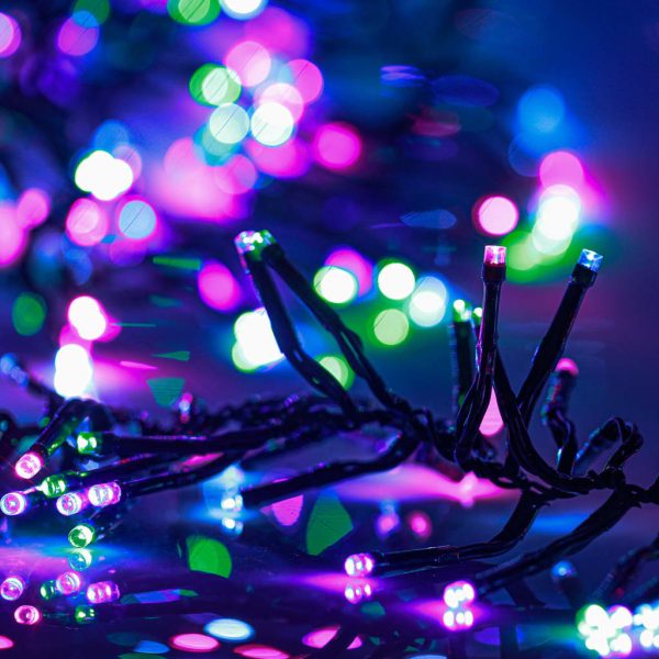 Gruppo Stringa Luci Con 400 Led Pastello Multicolore 7,4 M Pvc - Image 4