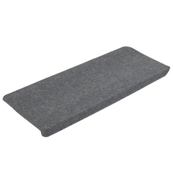 Tappetini Autoadesivi Per Scale 15 Pz 65x24,5x3,5 Cm Grigio - Image 3