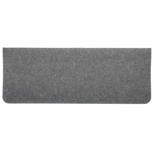 Tappetini Autoadesivi Per Scale 15 Pz 65x24,5x3,5 Cm Grigio - Image 5