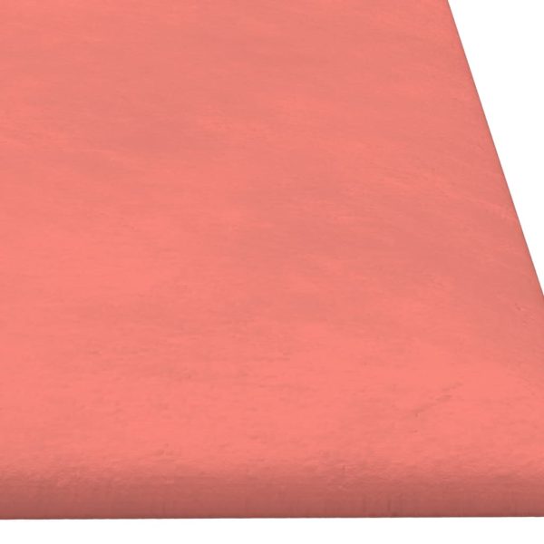 Pannelli Murali 12 Pz Rosa 90x30 Cm Velluto 3,24 m² - Image 6
