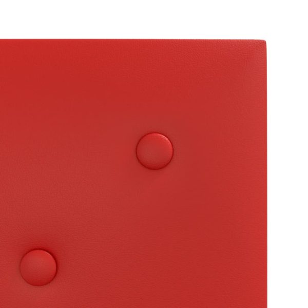 Pannelli Murali 12 Pz Rosso Vino 30x30 Cm Similpelle 1,08 m² - Image 6