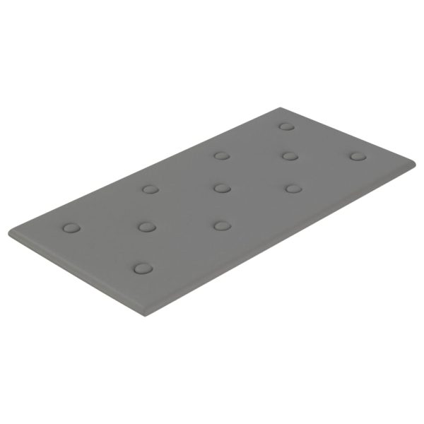 Pannelli Murali 12 Pz Grigi 60x30 Cm Similpelle 2,16 m² - Image 3