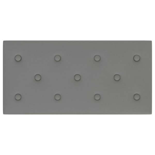 Pannelli Murali 12 Pz Grigi 60x30 Cm Similpelle 2,16 m² - Image 5