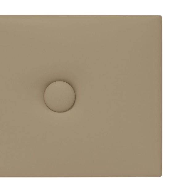 Pannelli Murali 12 Pz Cappuccino 90x15 Cm In Similpelle 1,62 m² - Image 6