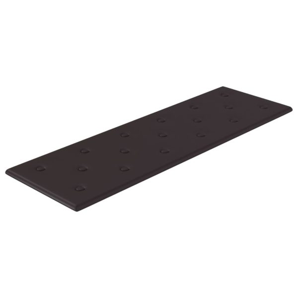 Pannelli Murali 12 Pz Neri 90x30 Cm In Similpelle 3,24 m² - Image 3
