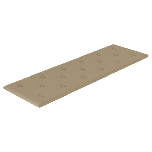 Pannelli Murali 12 Pz Cappuccino 90x30 Cm In Similpelle 3,24 m² - Image 3