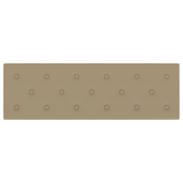 Pannelli Murali 12 Pz Cappuccino 90x30 Cm In Similpelle 3,24 m² - Image 5
