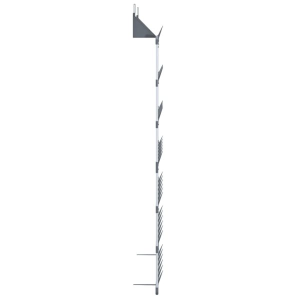 Scarpiera Pensile Argento 66x13x139 cm - Image 4