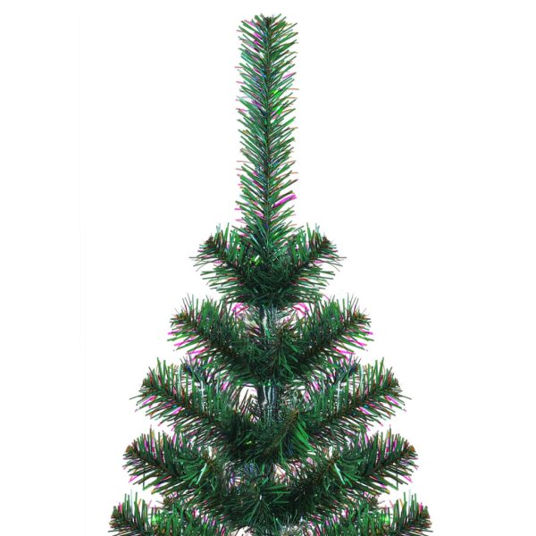 Albero Di Natale Artificiale Punte Iridescenti Verde 240 Cm Pvc - Image 3