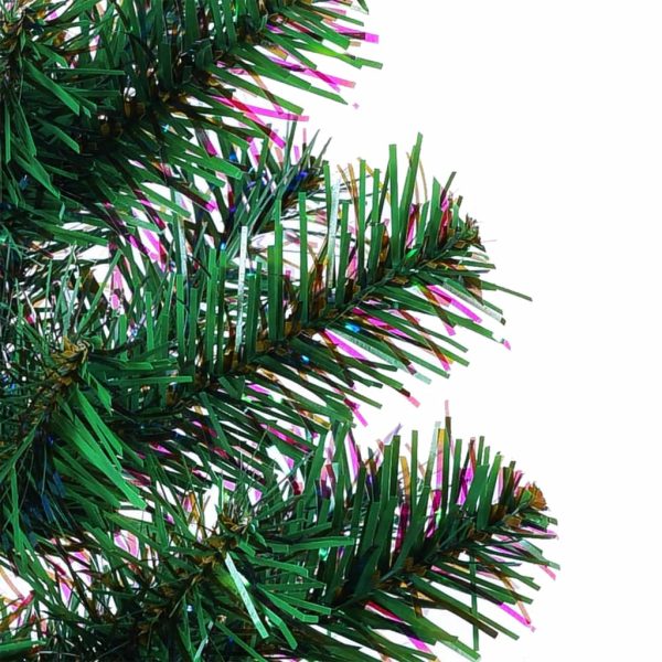 Albero Di Natale Artificiale Punte Iridescenti Verde 240 Cm Pvc - Image 4